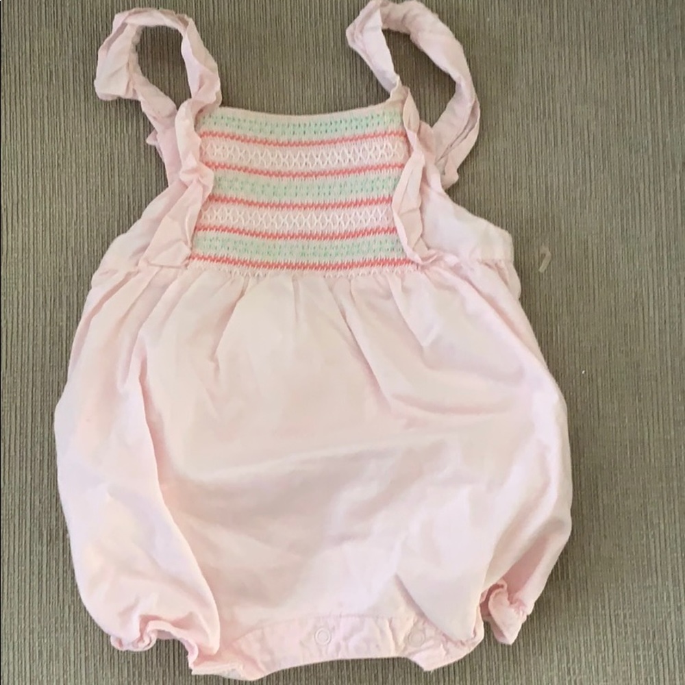 Janie and jack pin smocked romper